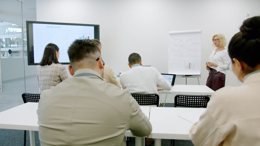 People attending a training session